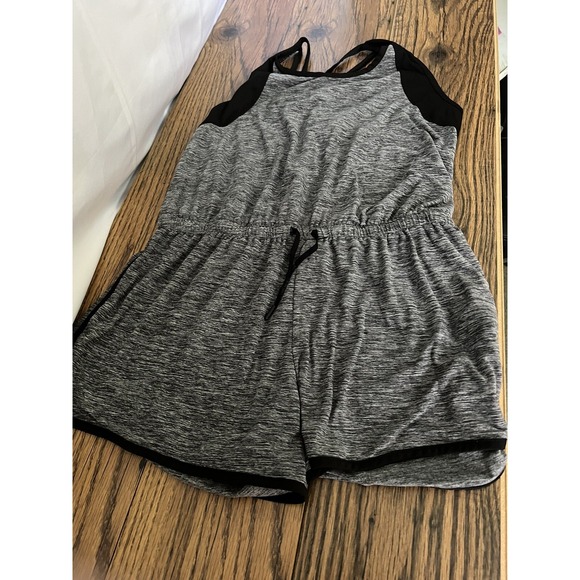 Athletic Works Juniors Gray/Black Activewear Romper Size 14-16 | Sporty & Comfy - Picture 1 of 4